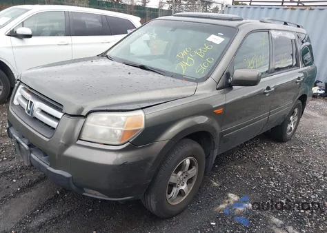 2006 Honda Pilot Ex-L z USA, uszkodzony, nr VIN 5FNYF18756B017282